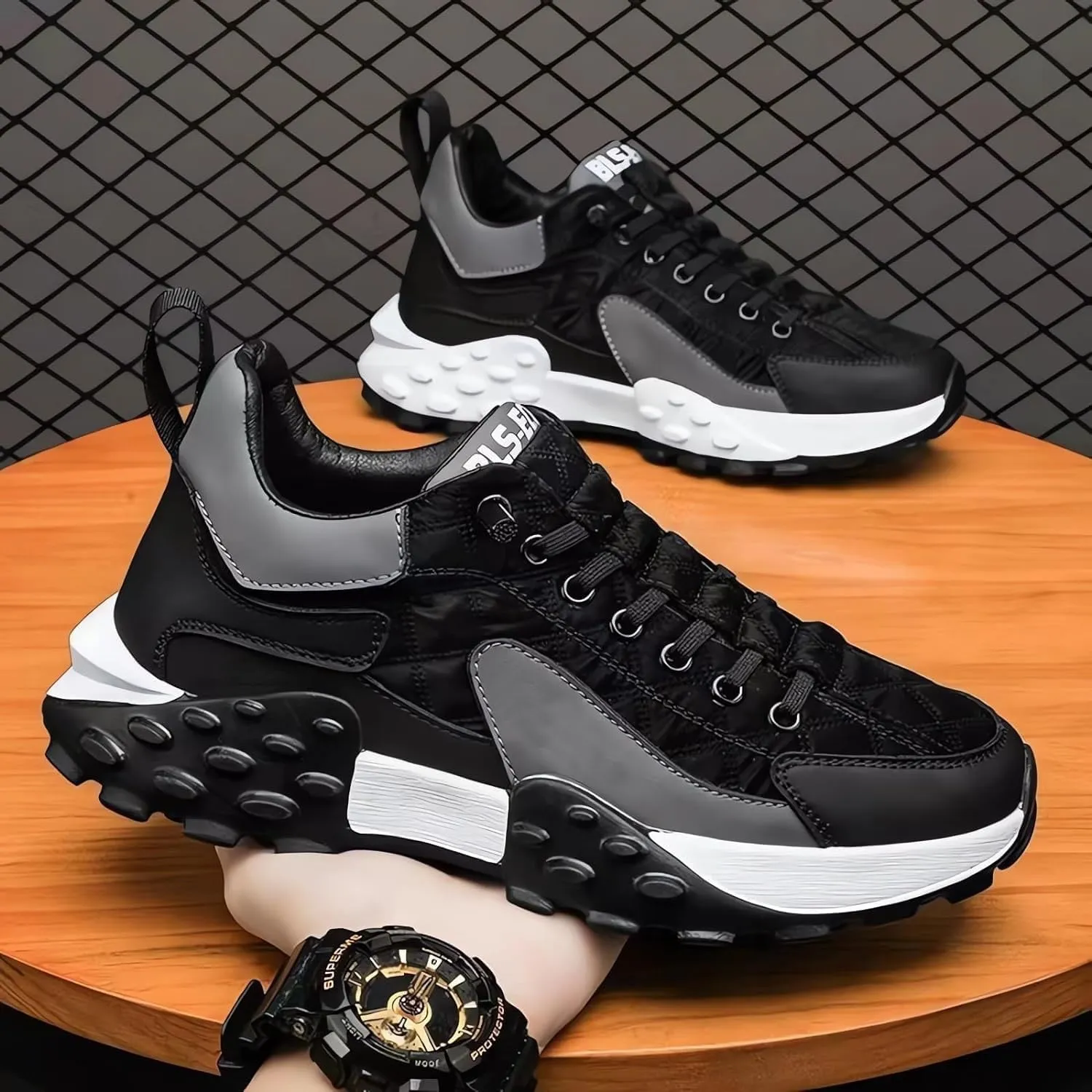 Men's Orthopedic Comfort Sneakers 2024 Waterproof Breathable Walking Tennis Comfortable Wide Shoes Slip on Sneaker