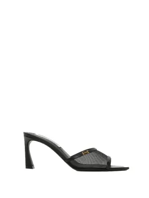 Mesh Mule in Black