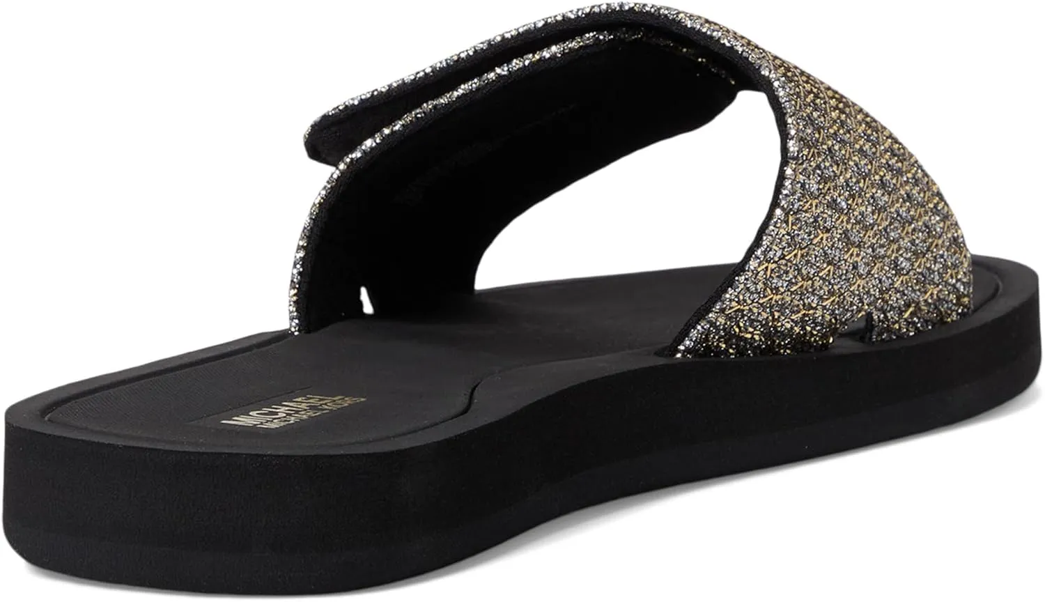Michael Kors Women's Mk Charm Slide Berkley Mid-Heel Sandal