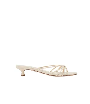 Milla Nappa Leather Mule in Creamy