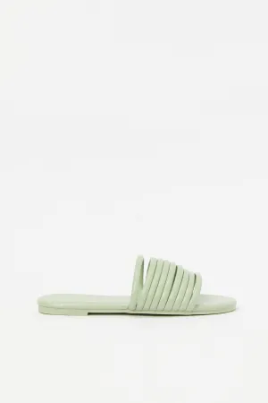 Mint Green Strappy Mule