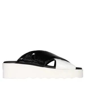 Minx July Crossover Patent Reptile Slide - Women's