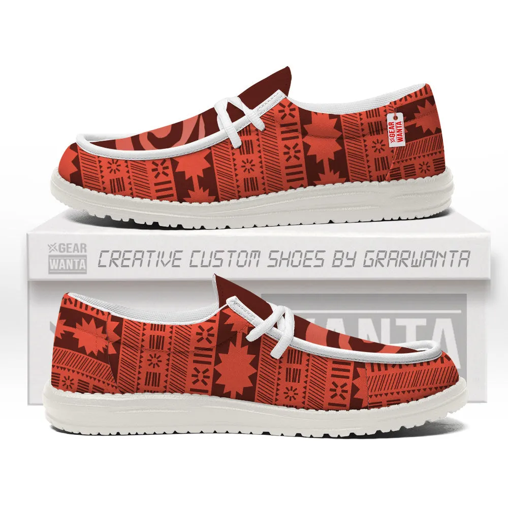Moana Cosplay Canvas Loafer Shoes