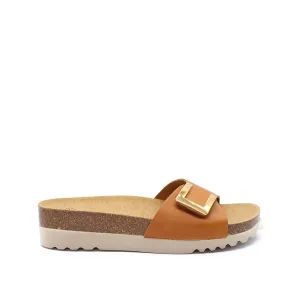 Monterey Mule Women's Casual Sandals - Cognac