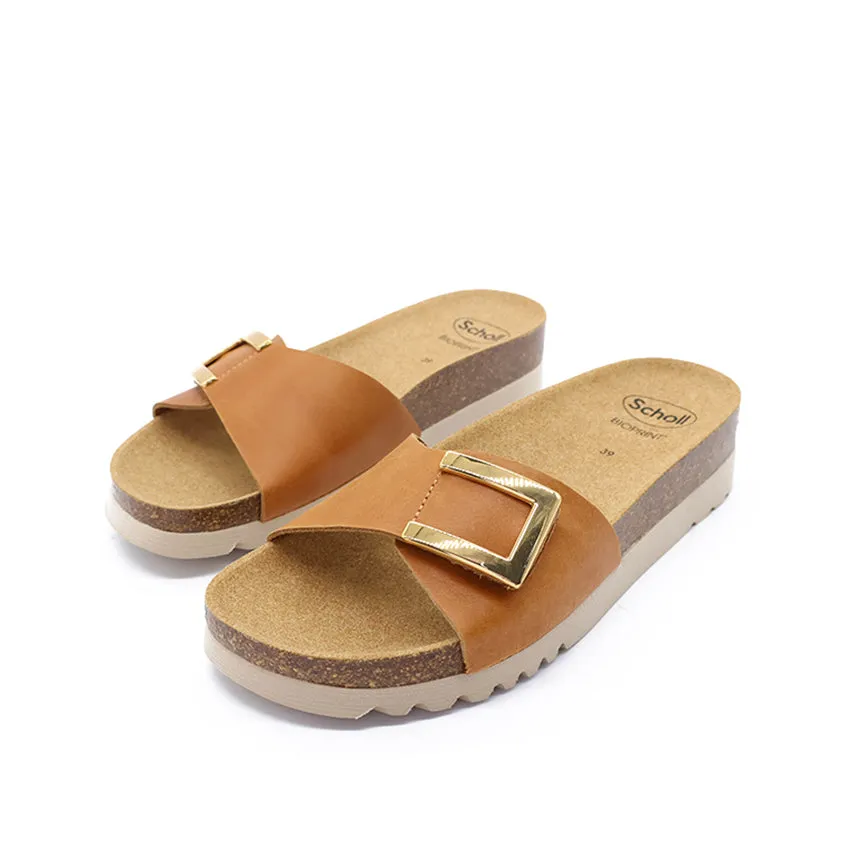 Monterey Mule Women's Casual Sandals - Cognac