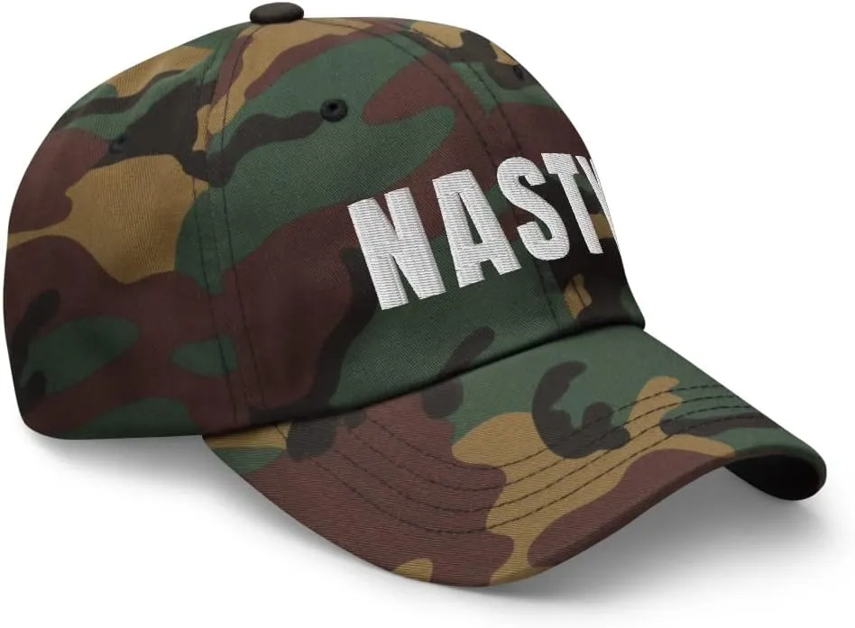 Nasty Hat Slang Girls Be Nasty Gal Dad Cap Embroidered Dad Hat Baseball Cap