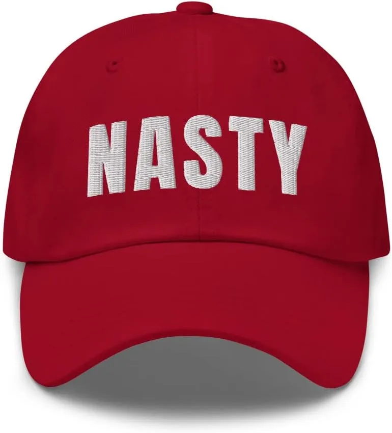 Nasty Hat Slang Girls Be Nasty Gal Dad Cap Embroidered Dad Hat Baseball Cap