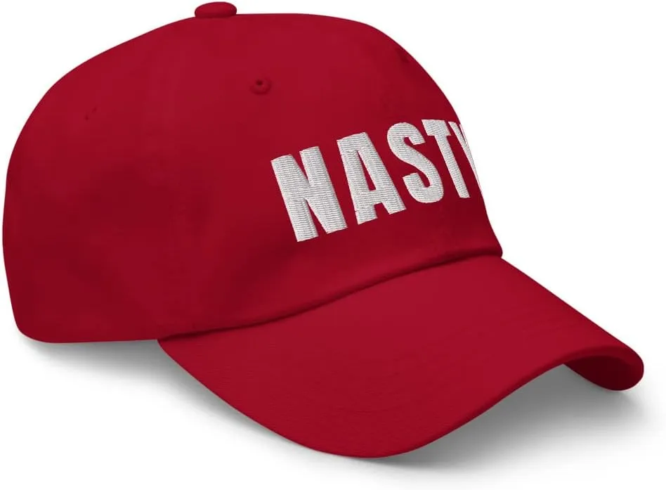 Nasty Hat Slang Girls Be Nasty Gal Dad Cap Embroidered Dad Hat Baseball Cap