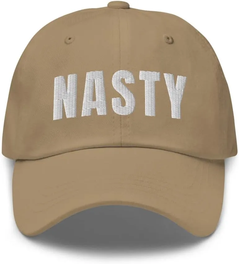 Nasty Hat Slang Girls Be Nasty Gal Dad Cap Embroidered Dad Hat Baseball Cap