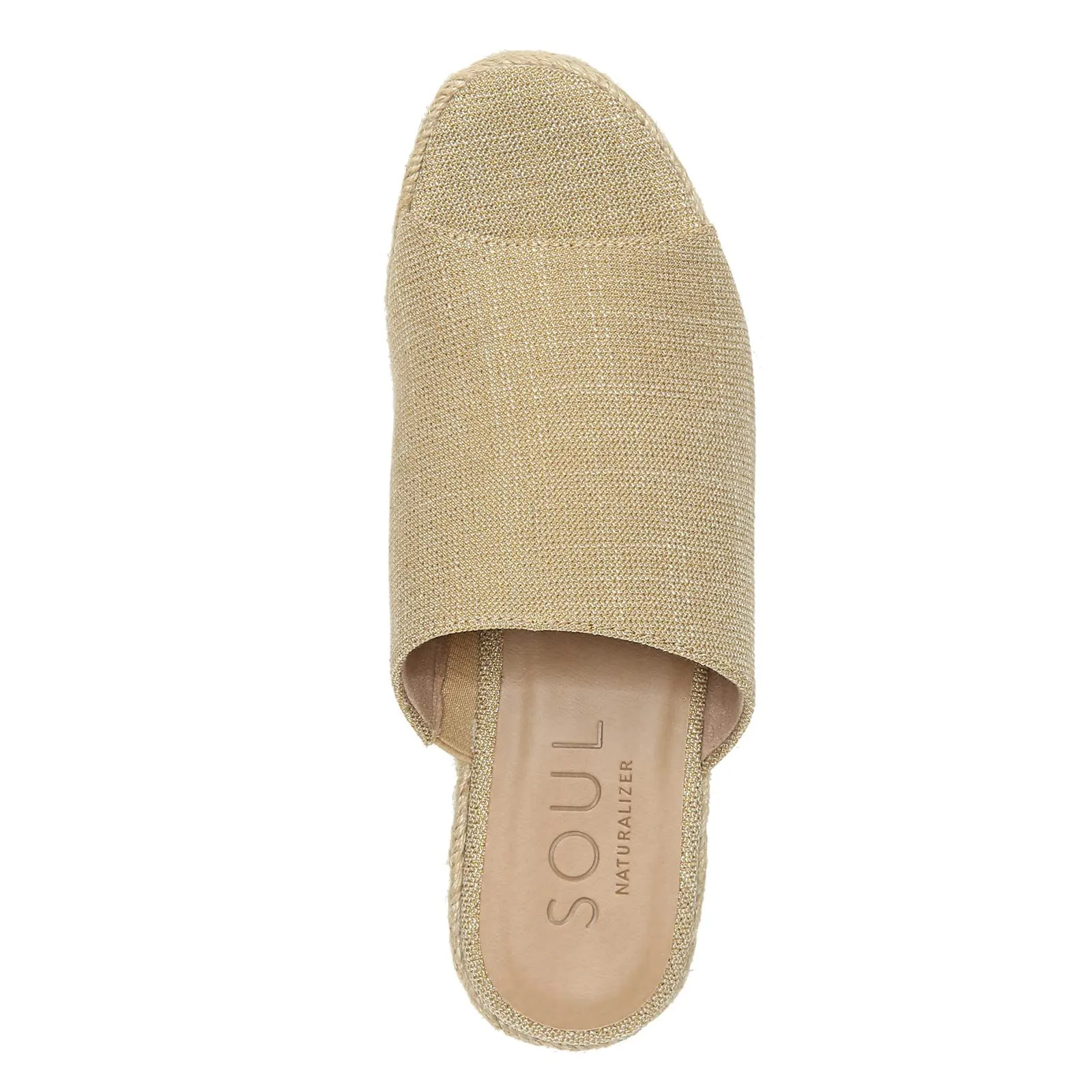 Naturalizer SOUL Women's Oodles Slide Sandal, 10, Natural