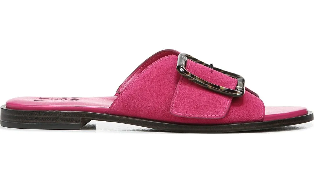 Naturalizer Womens Forrest Slide Sandal Crushed Berry 7.5 M