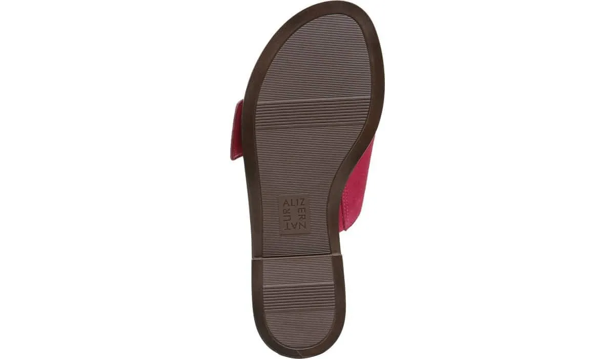 Naturalizer Womens Forrest Slide Sandal Crushed Berry 7.5 M