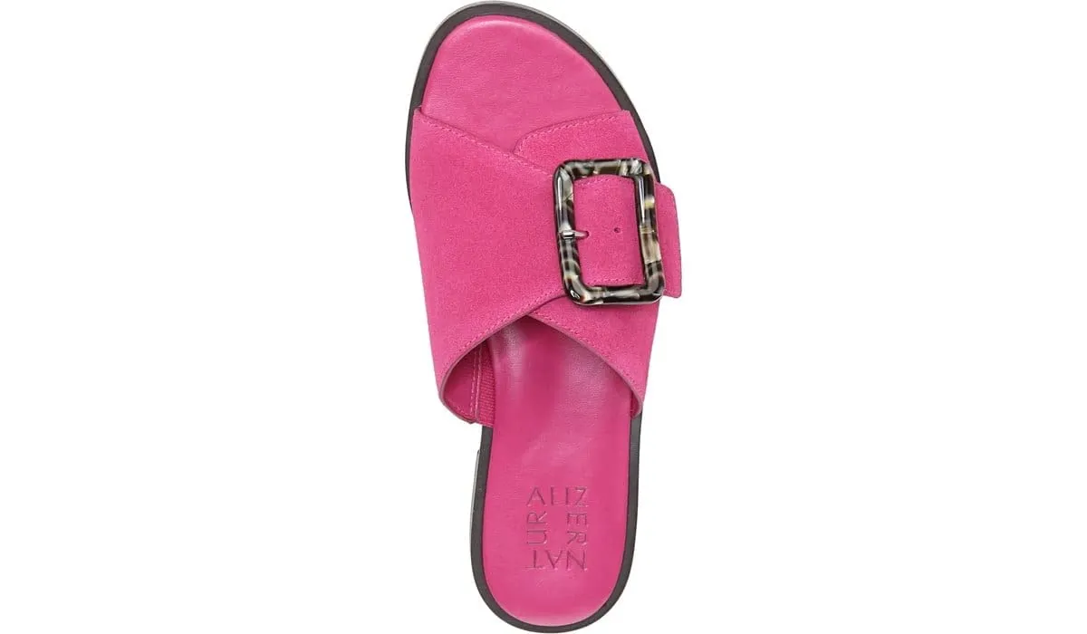 Naturalizer Womens Forrest Slide Sandal Crushed Berry 7.5 M
