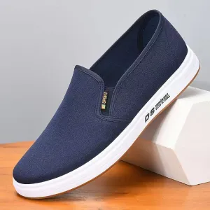 Navy Shoes Blue Massive price drop Lightweight Canvas Slip-On Superior Men's – Casual