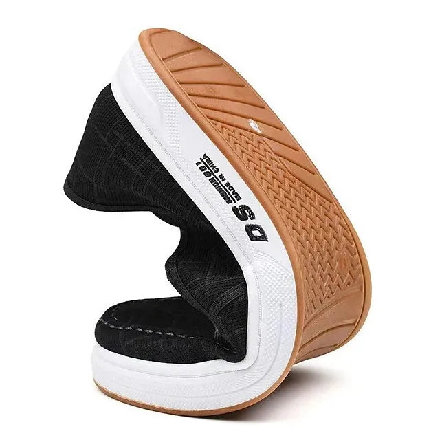 Navy Shoes Blue Massive price drop Lightweight Canvas Slip-On Superior Men's – Casual