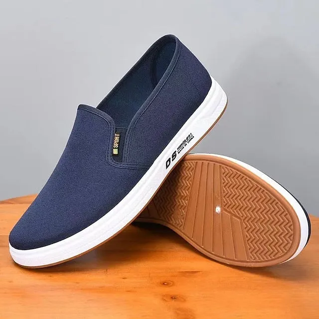 Navy Shoes Blue Massive price drop Lightweight Canvas Slip-On Superior Men's – Casual