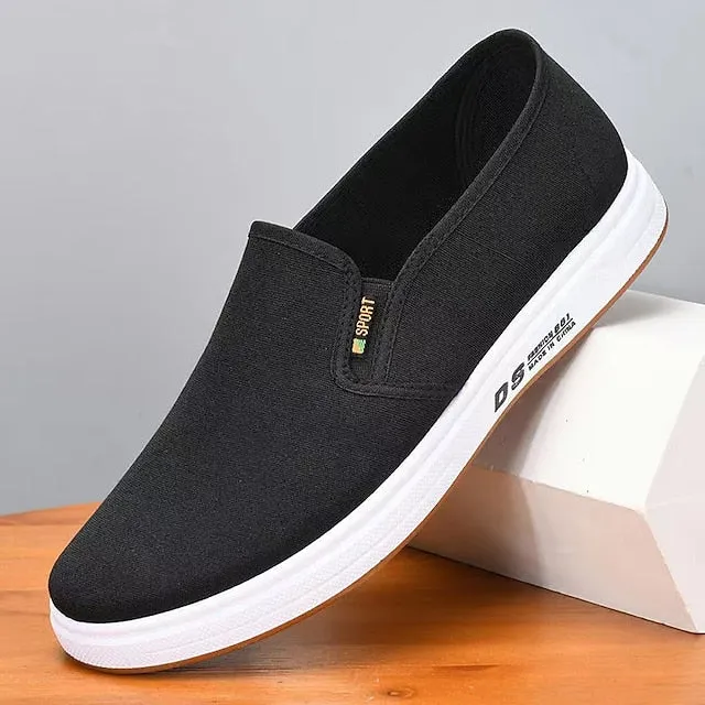 Navy Shoes Blue Massive price drop Lightweight Canvas Slip-On Superior Men's – Casual