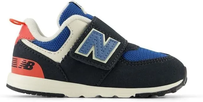 New Balance Baby-Boy's 574 V1 Varsity Suede New-b Hook and Loop Sneaker