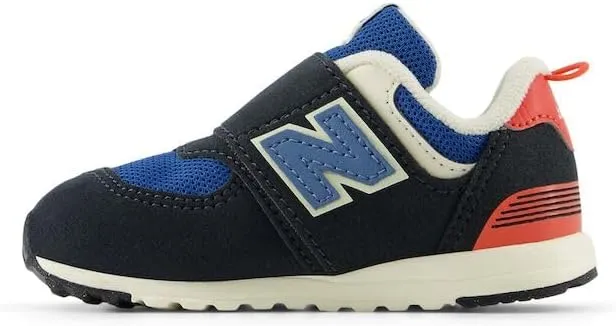 New Balance Baby-Boy's 574 V1 Varsity Suede New-b Hook and Loop Sneaker