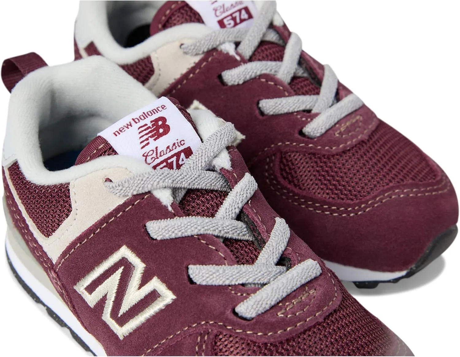 New Balance Boys' 574 Core Bungee Sneaker