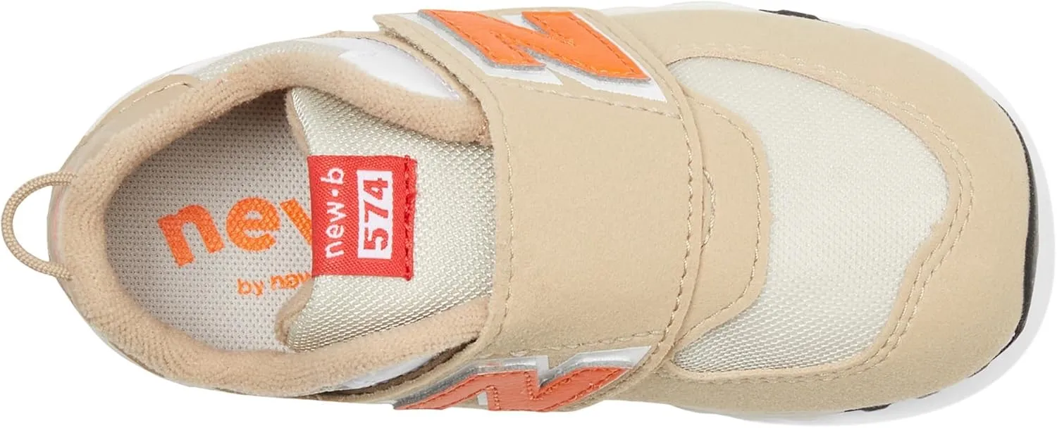 New Balance Boy's 574 New-b V2 Heritage Brights Hook and Loop Sneaker