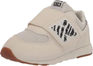 New Balance Girl's 574 New-b V1 Animal Hook and Loop Sneaker