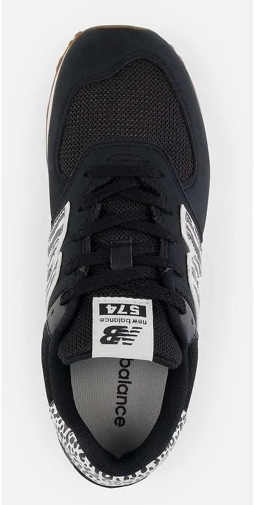New Balance Girl's 574 V1 Animal Lace-up Sneaker