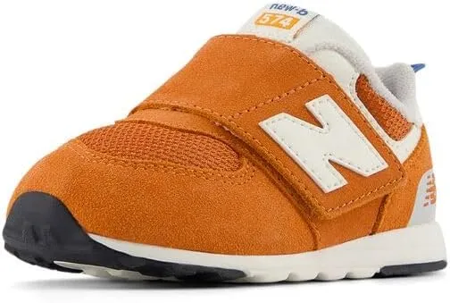 New Balance Unisex-Child 574 V1 70s Racing New-b Hook & Loop Sneaker
