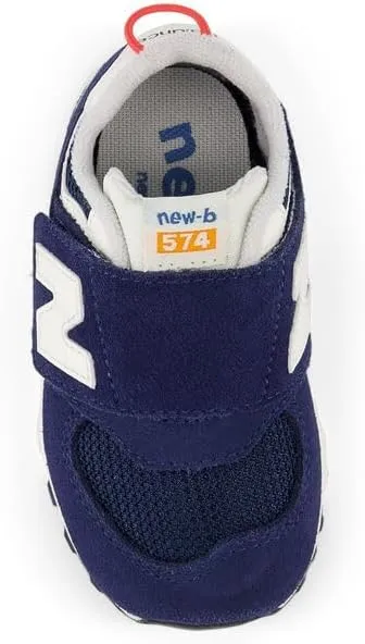 New Balance Unisex-Child 574 V1 70s Racing New-b Hook & Loop Sneaker