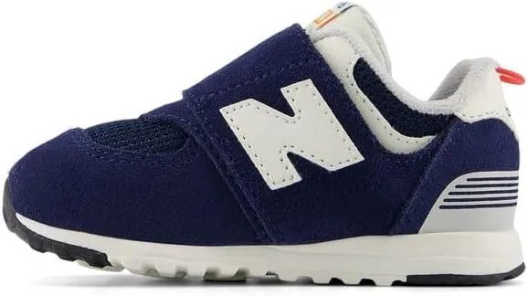 New Balance Unisex-Child 574 V1 70s Racing New-b Hook & Loop Sneaker