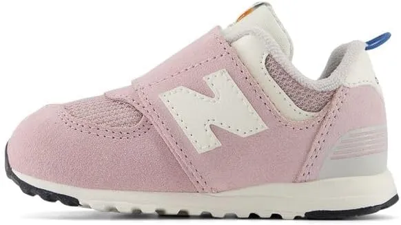 New Balance Unisex-Child 574 V1 70s Racing New-b Hook & Loop Sneaker