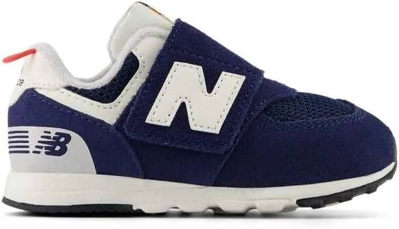 New Balance Unisex-Child 574 V1 70s Racing New-b Hook & Loop Sneaker