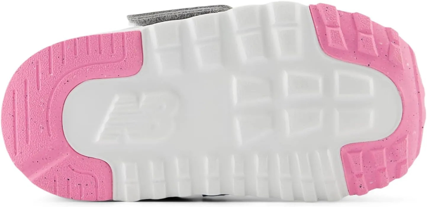 New Balance Unisex-Child 574 V1 70s Racing New-b Hook & Loop Sneaker