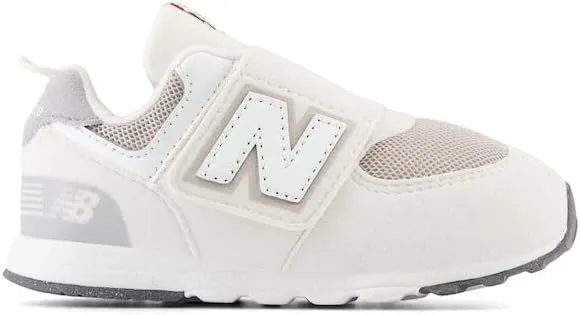 New Balance Unisex-Child 574 V1 70s Racing New-b Hook & Loop Sneaker