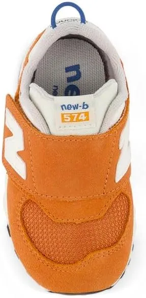 New Balance Unisex-Child 574 V1 70s Racing New-b Hook & Loop Sneaker