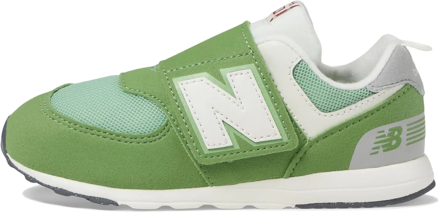 New Balance Unisex-Child 574 V1 70s Racing New-b Hook & Loop Sneaker