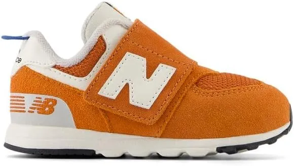 New Balance Unisex-Child 574 V1 70s Racing New-b Hook & Loop Sneaker
