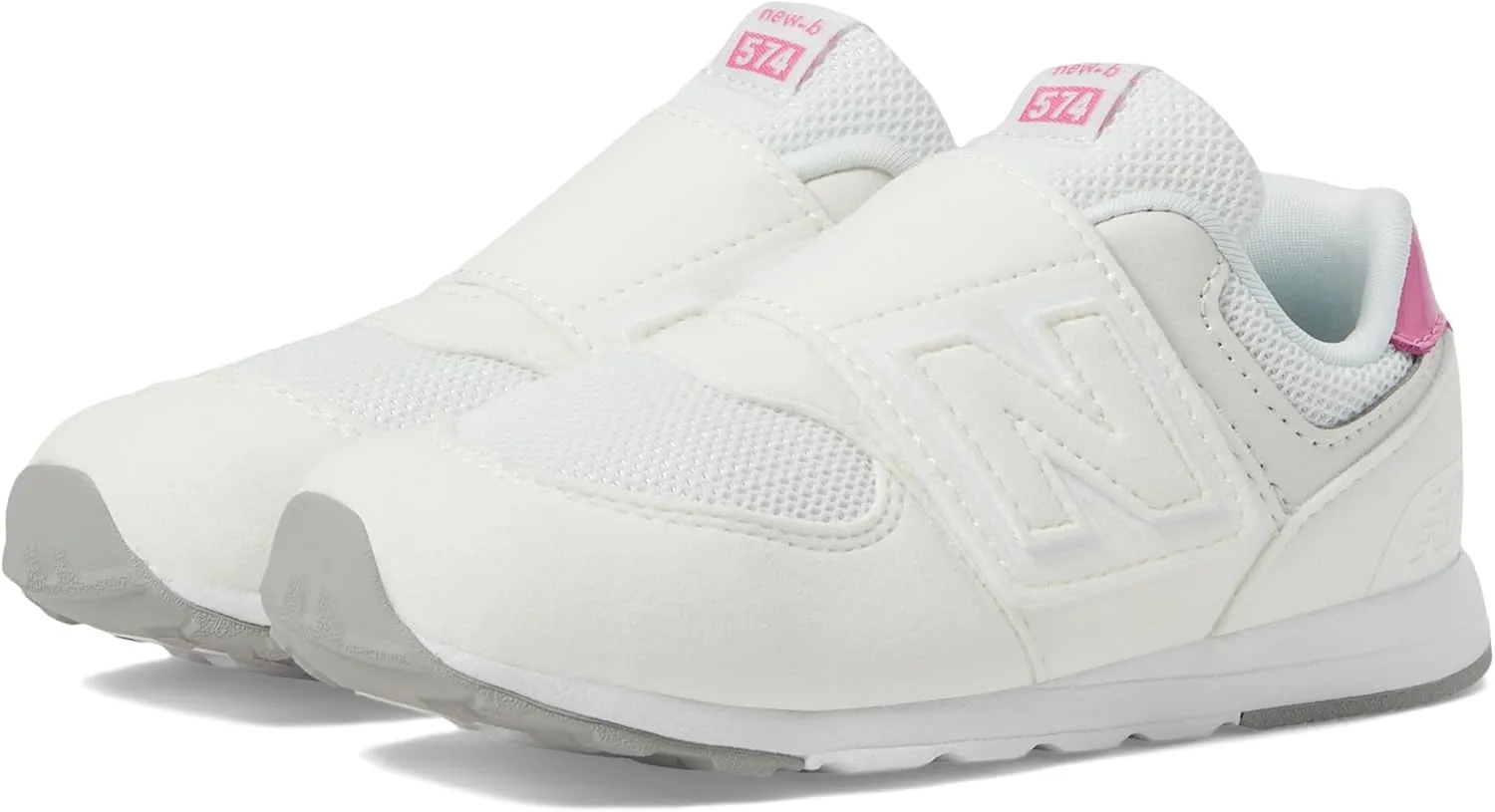 New Balance Unisex-Child 574 V1 70s Racing New-b Hook & Loop Sneaker