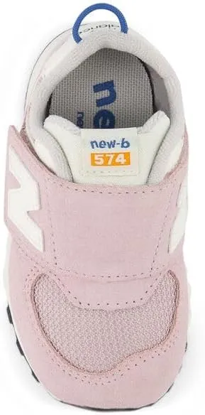 New Balance Unisex-Child 574 V1 70s Racing New-b Hook & Loop Sneaker