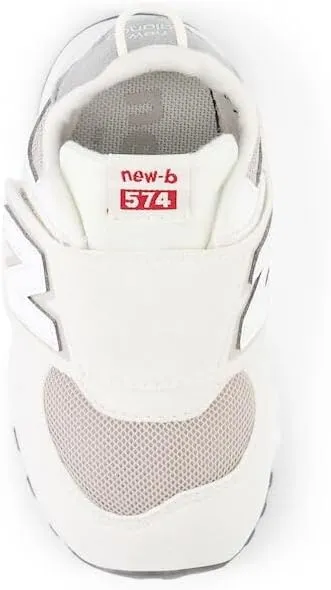 New Balance Unisex-Child 574 V1 70s Racing New-b Hook & Loop Sneaker