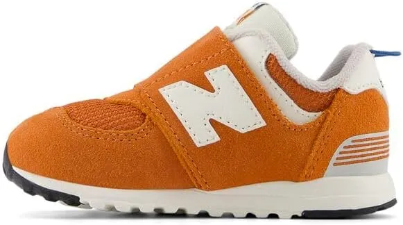 New Balance Unisex-Child 574 V1 70s Racing New-b Hook & Loop Sneaker