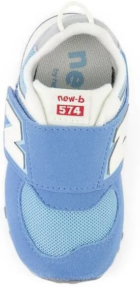 New Balance Unisex-Child 574 V1 70s Racing New-b Hook & Loop Sneaker
