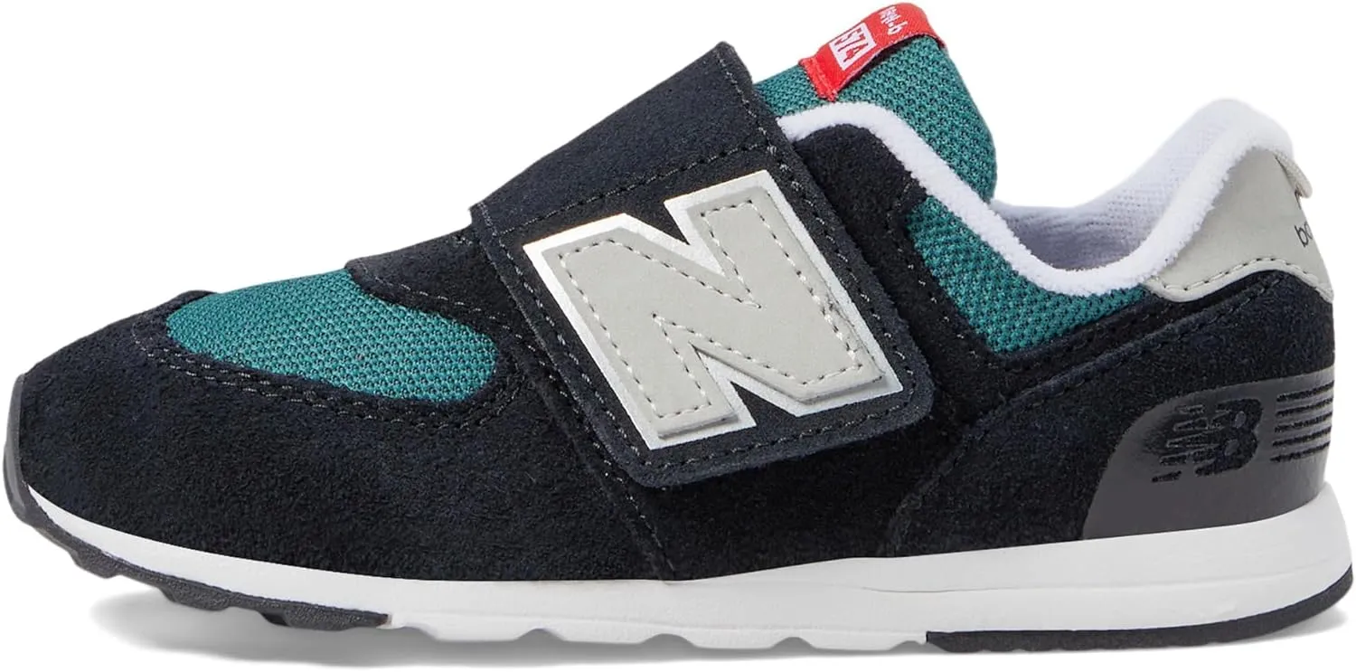 New Balance Unisex-Child 574 V1 History New-b Hook & Loop Sneaker