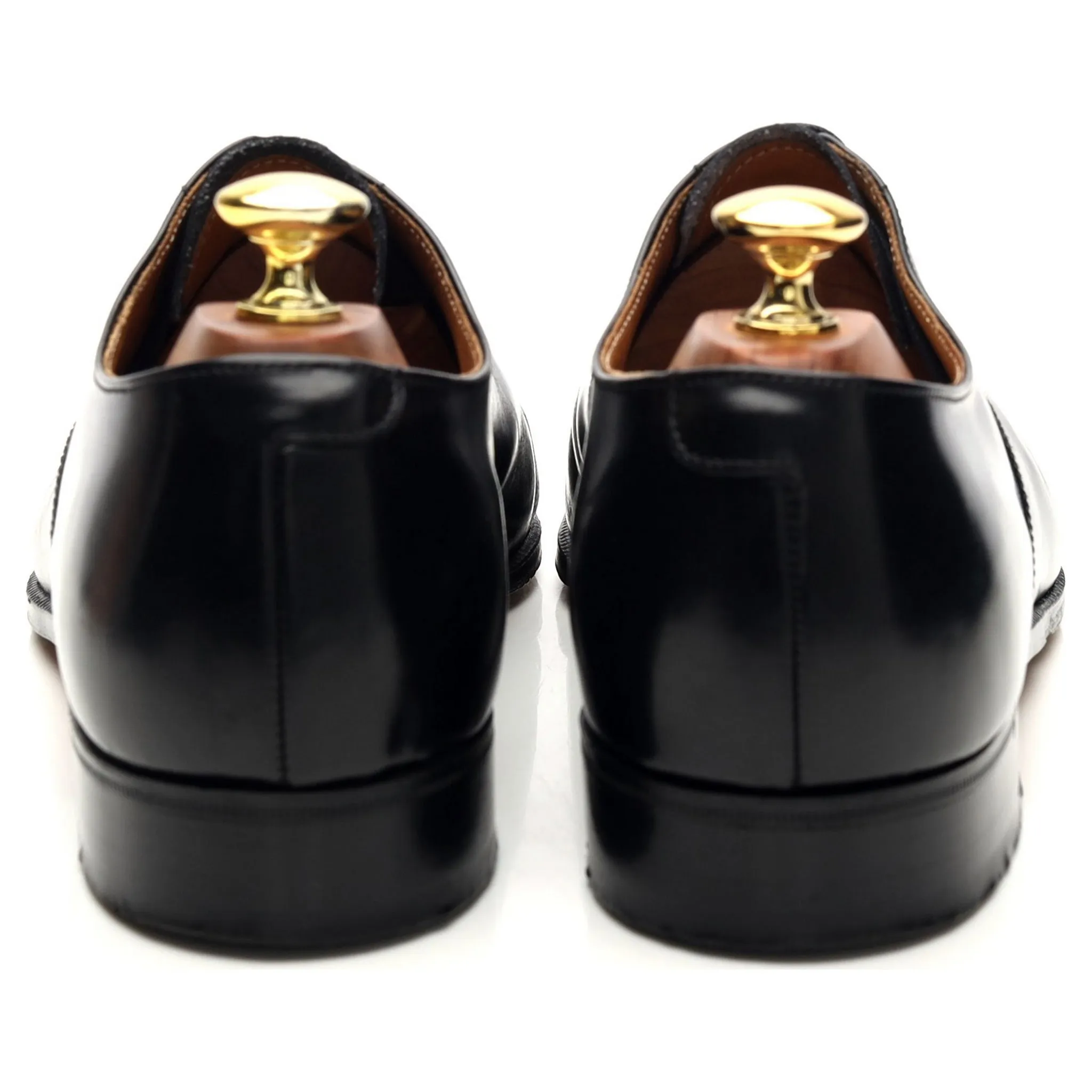 'Norwich' Black Leather Oxford UK 8 F