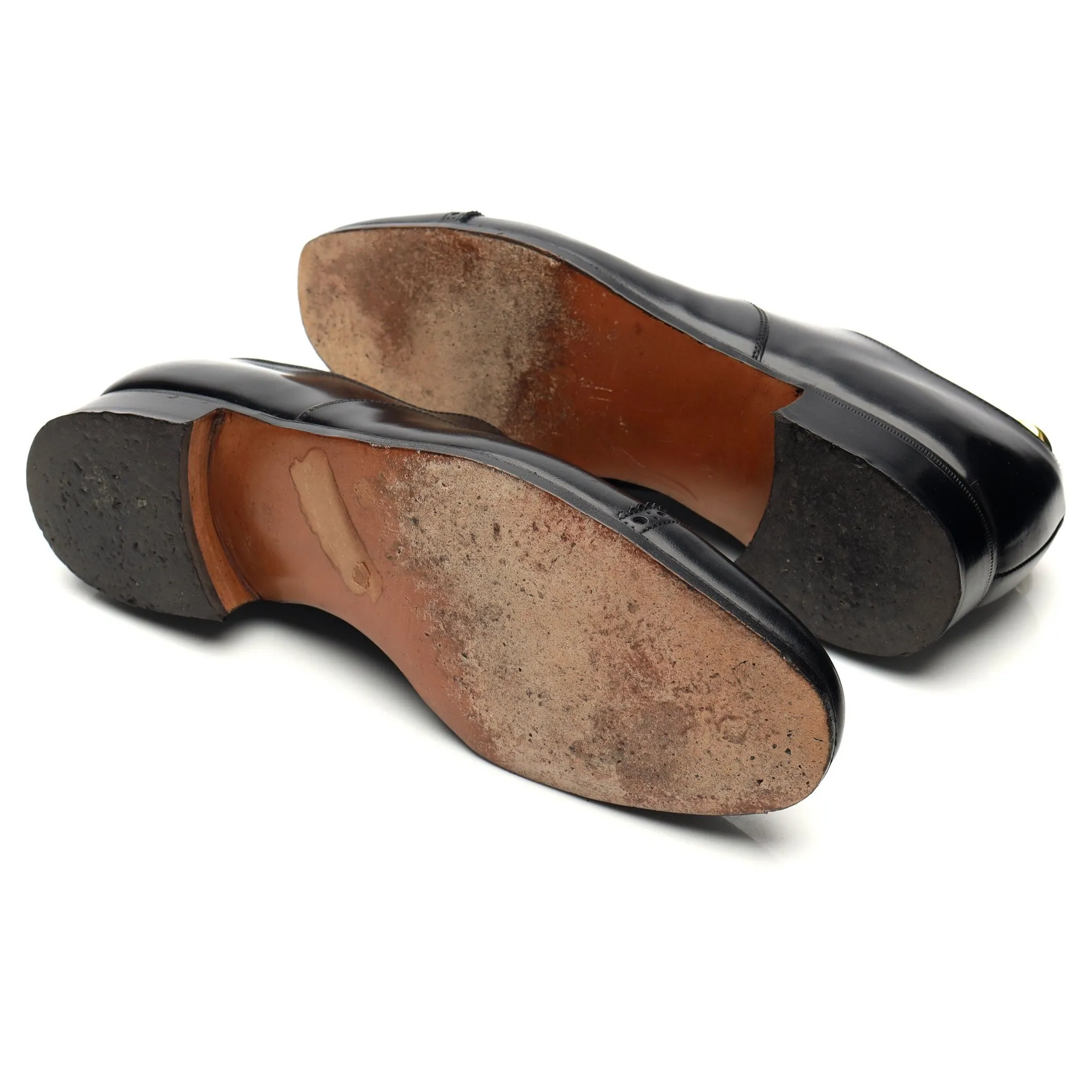 'Norwich' Black Leather Oxford UK 8 F