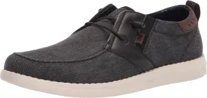 Nunn Bush Men's Brewski Moc Toe Slip-on Canvas Knit Loafer with Elastic Bungee
