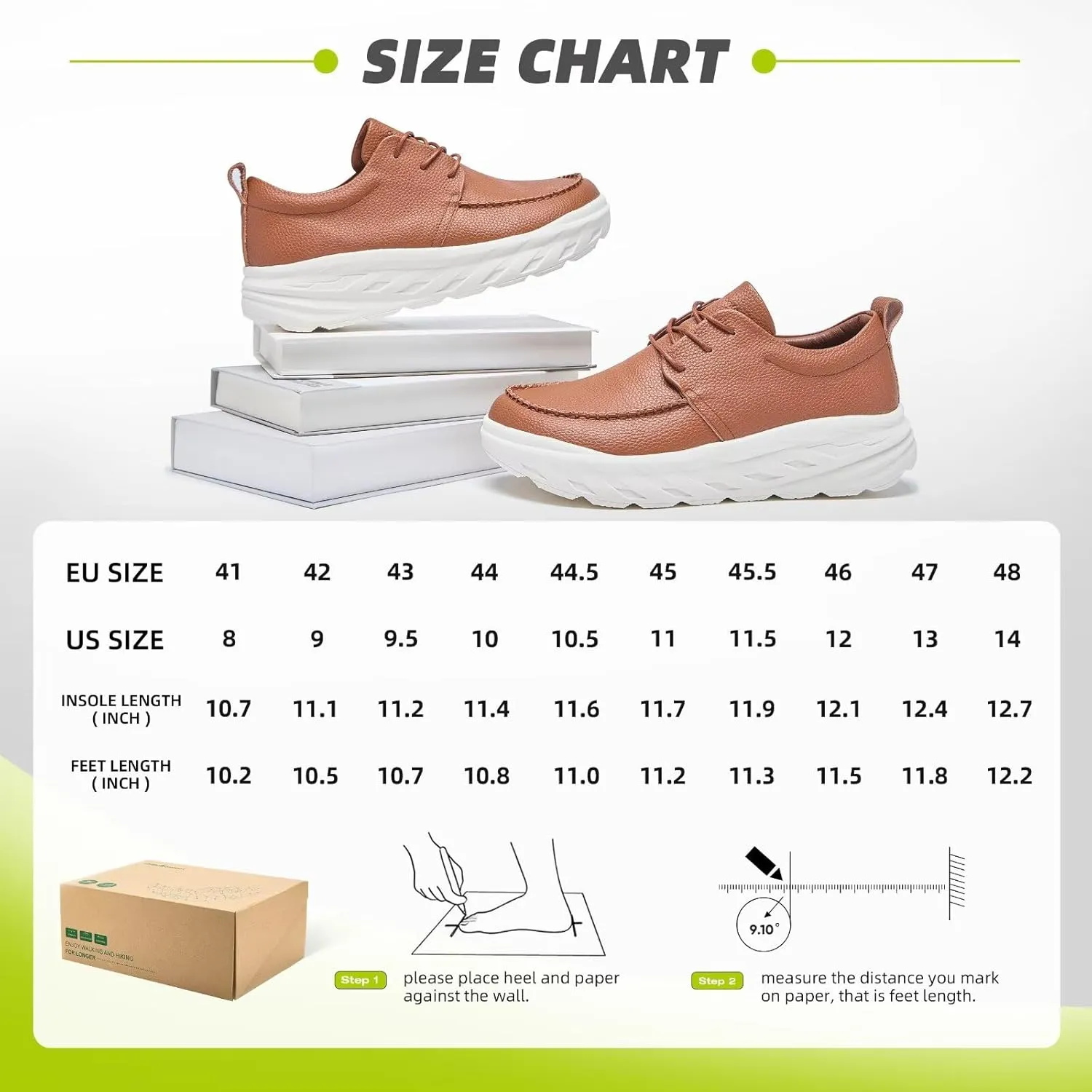 OrthoComfoot Men's Orthopedic Wide Leather Dress Walking Shoes: Diabetic Plantar Fasciitis Arch Support Comfortable Sneakers, Business Work Adjustable Fit Orthotic Casual Heel Foot Pain Relief Oxfords