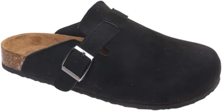 OUTWOODS Women Slip-On Clog with Cork Footbed Mule Slide Sandals Shoes