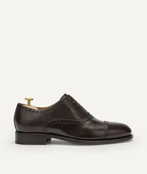 Oxford Half Brogue in Calf Leather