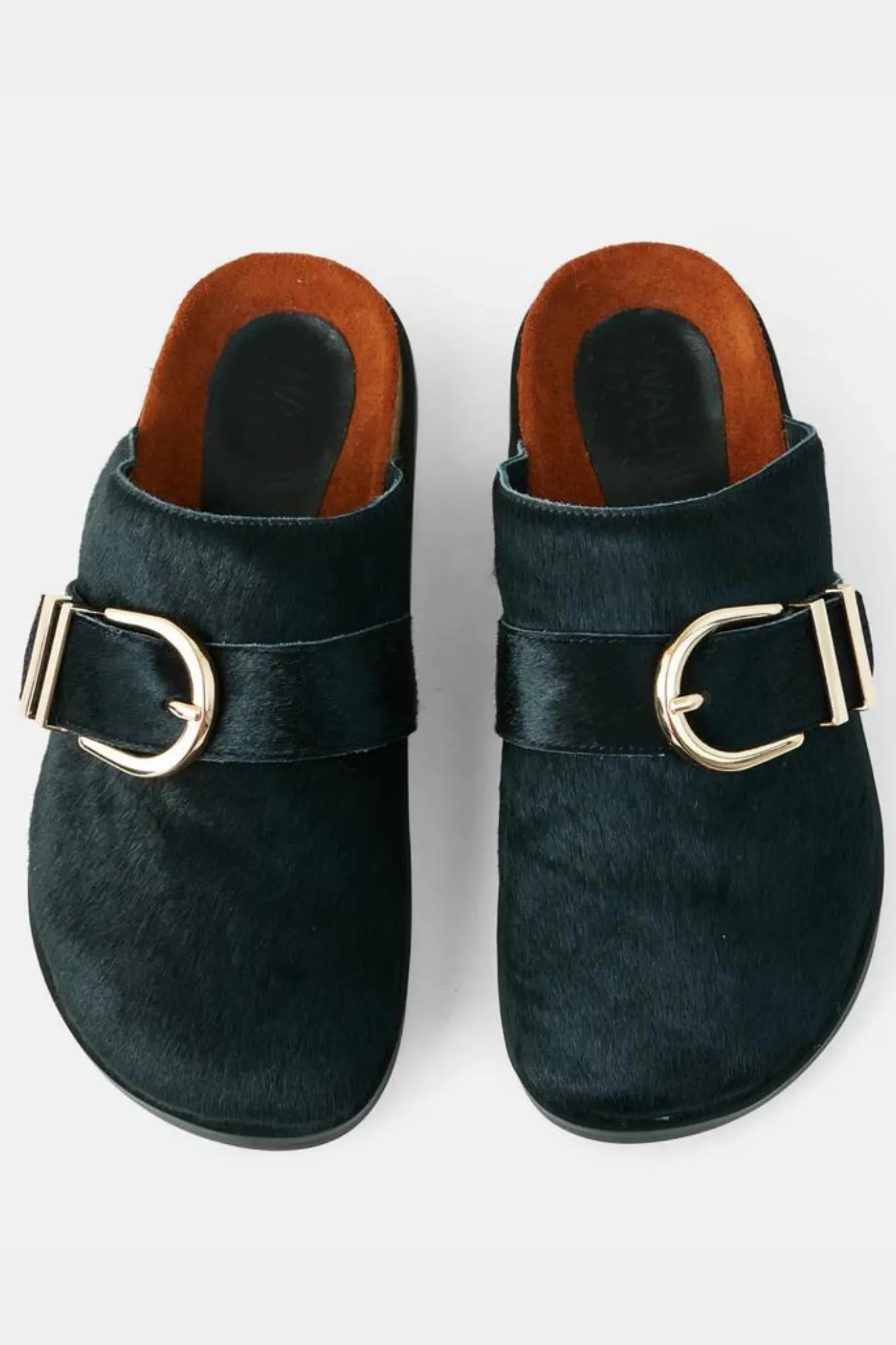 PORT LEATHER MULE - BLACK